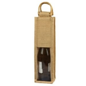 Jute Wine Bag (1 bottles)